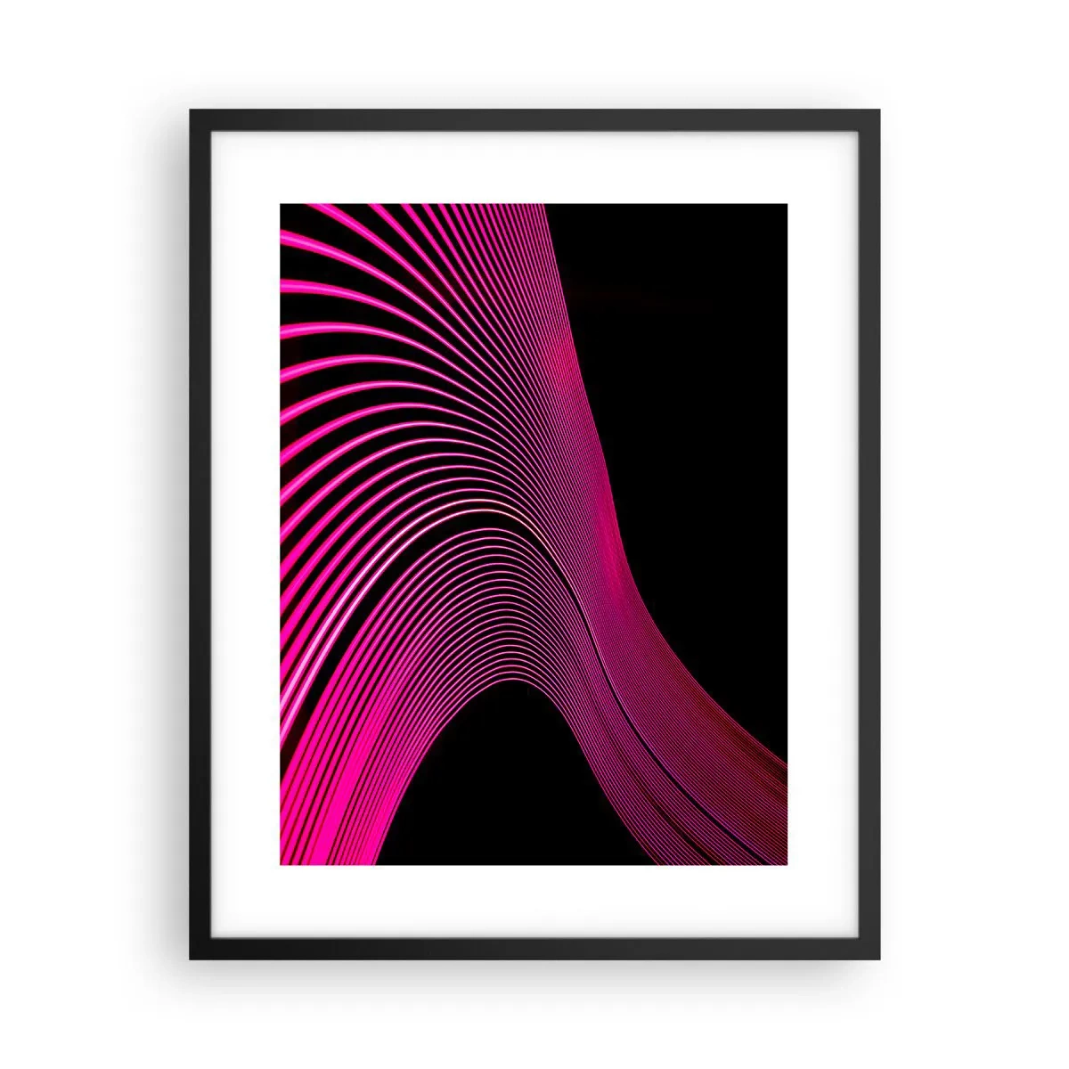 Poster in black frame - Alley of Light - 40x50 cm