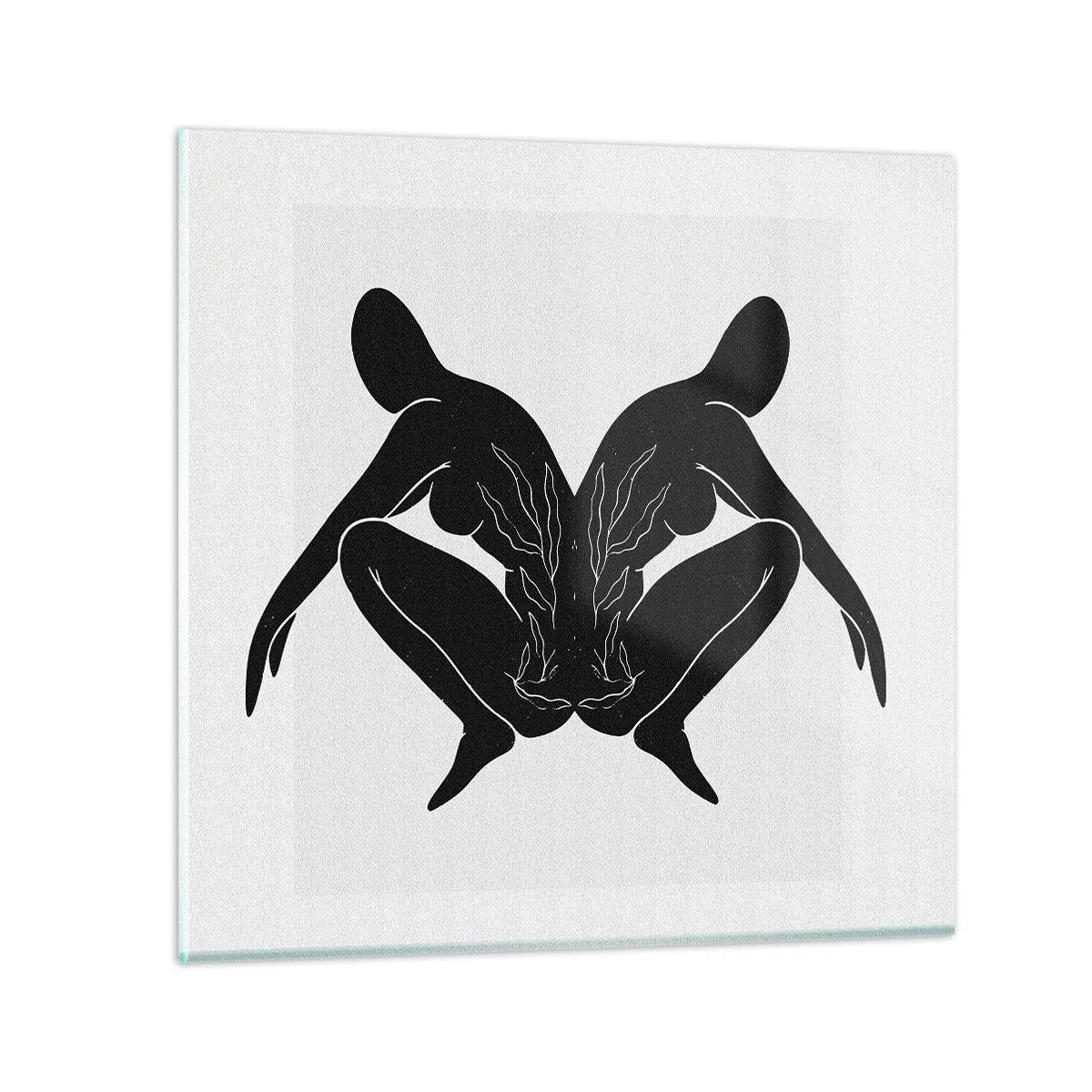 Glass picture - Mutual Soul - 60x60 cm