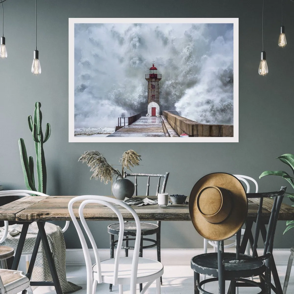 Poster - Roar of Waters, Whirr of the Wind - 91x61 cm