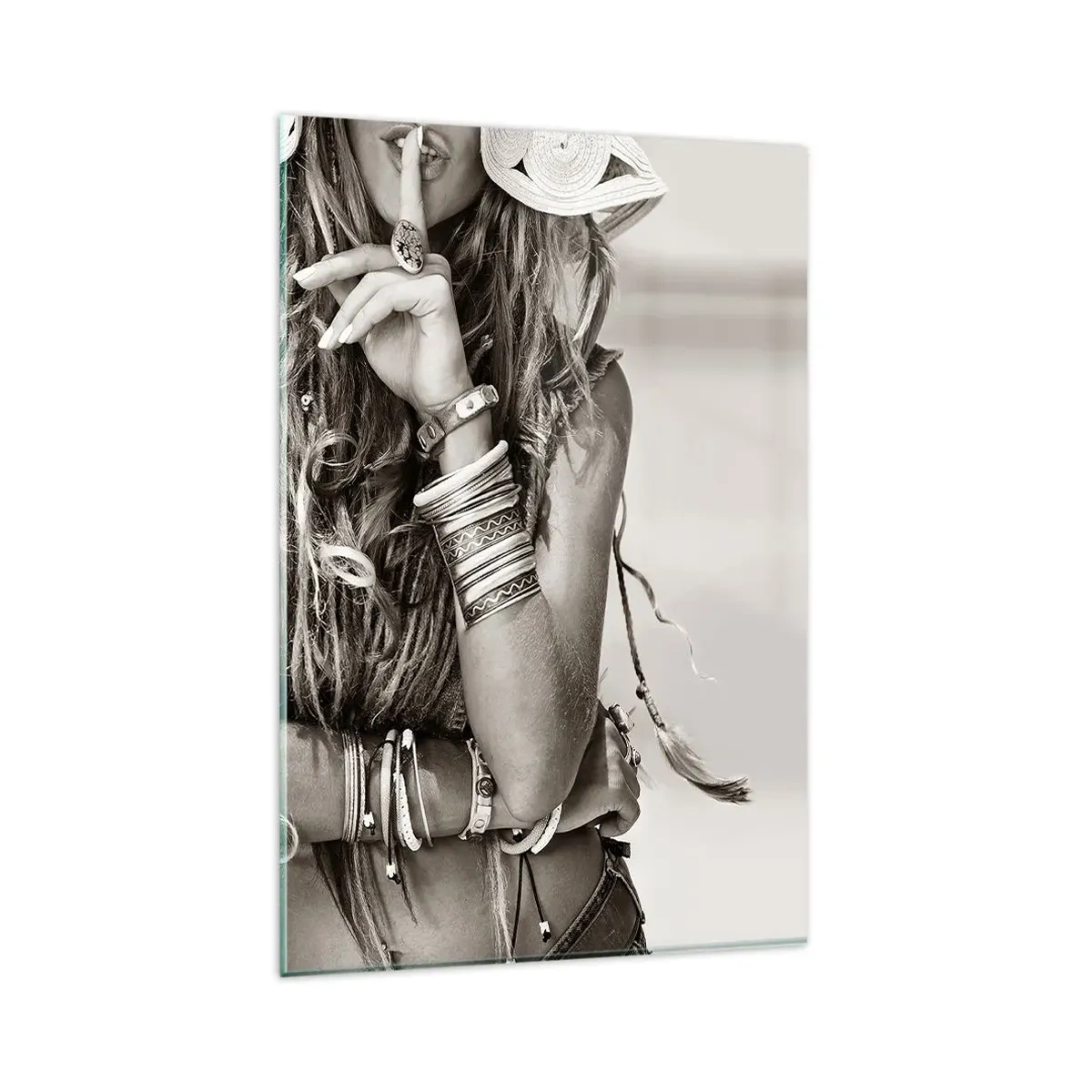 Glass picture - Like a Girl - 80x120 cm