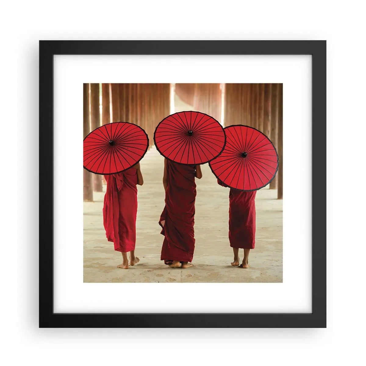 Poster in black frame - On the Way to Pure Country - 30x30 cm