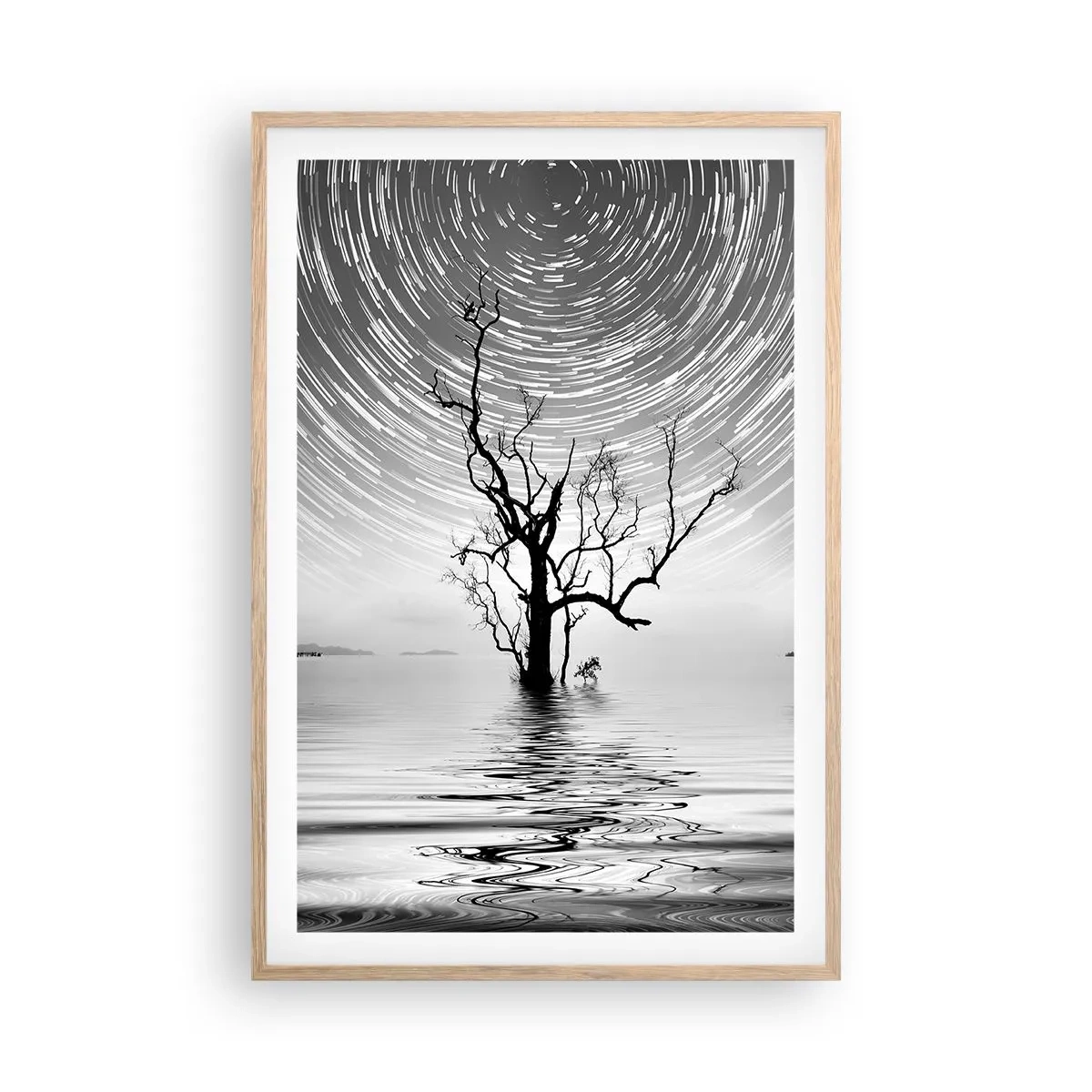 Poster in light oak frame - Symphony of Nature - 61x91 cm