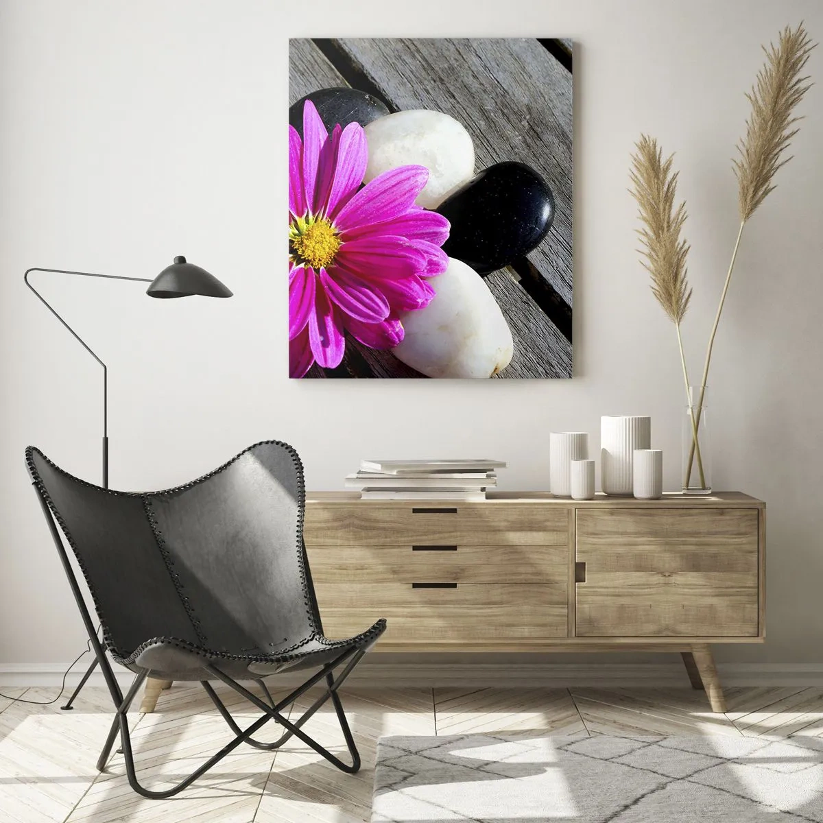 Glass picture - Rest on a Pier - 50x70 cm