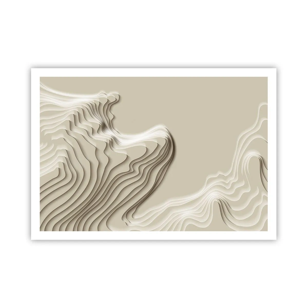 Poster - Topography of Art. - 100x70 cm