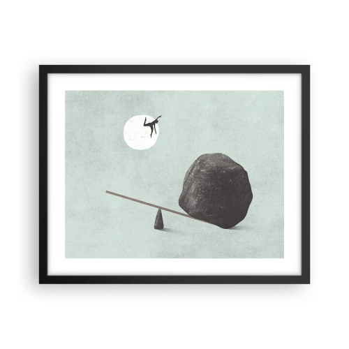 Poster in black frame - Dream Come True - 50x40 cm