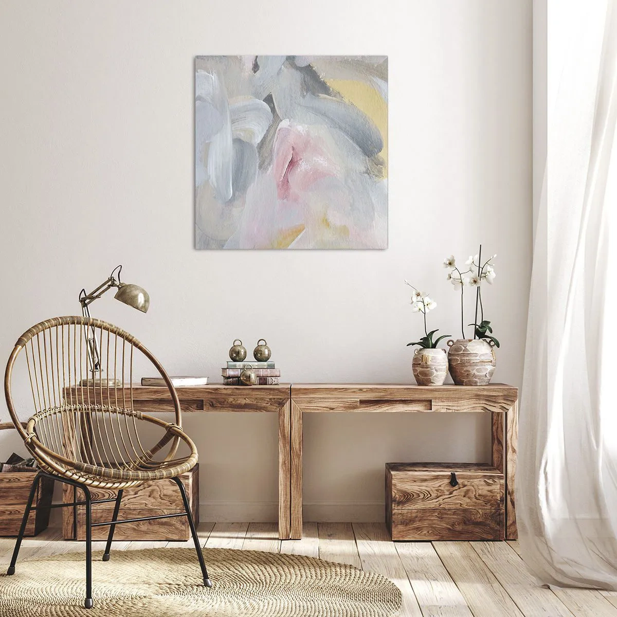 Canvas picture - In a Pastel World - 50x50 cm