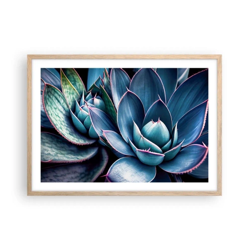 Poster in light oak frame - Vital Strength - 70x50 cm