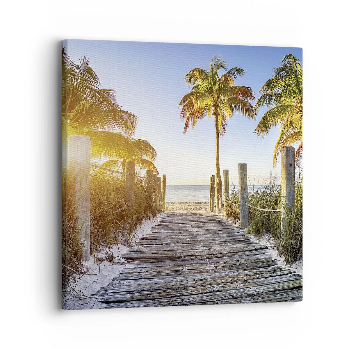 Canvas picture - Straight to Paradise - 30x30 cm