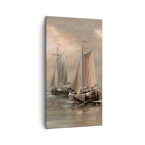 Canvas picture - Return of Sailors - 45x80 cm