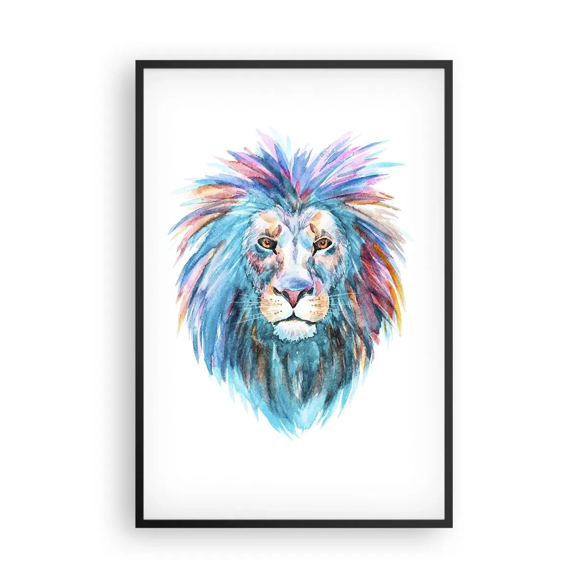Poster in black frame - Electrifying Aura - 61x91 cm