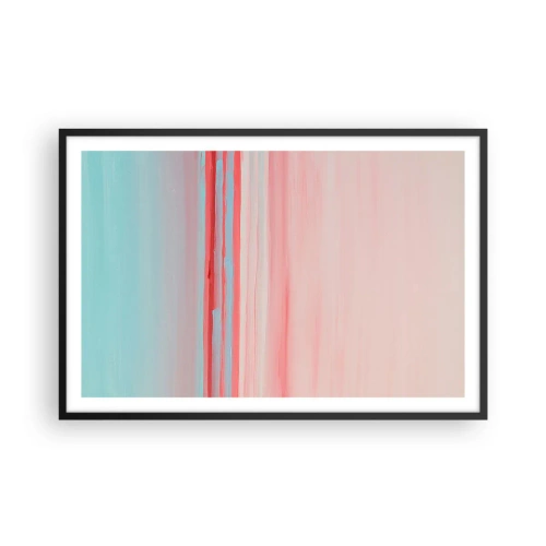 Poster in black frame - Abstract at Dawn - 91x61 cm