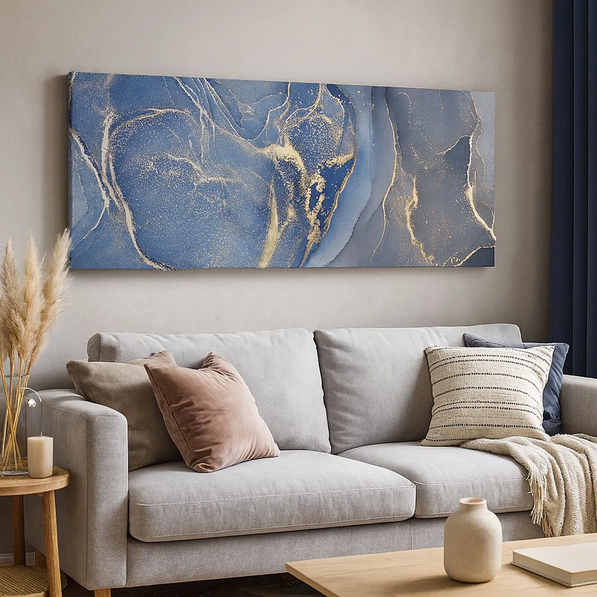 Canvas picture - Gold Dust - 100x40 cm