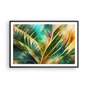 Poster in black frame - Colours of the Tropics - 91x61 cm