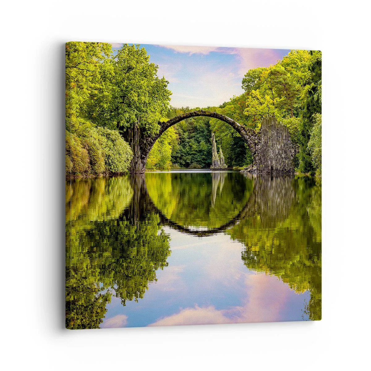 Canvas picture - At the Crossroads of Two Worlds - 30x30 cm