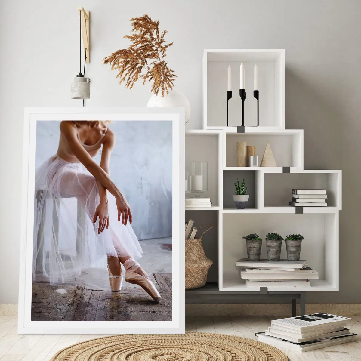 Poster in white frmae - Before the Ramp Lights Are On - 70x100 cm