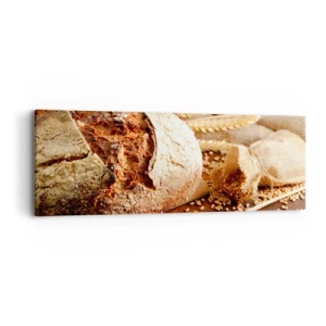 Canvas picture - Tasty, Fragrant, Crunchy - 90x30 cm