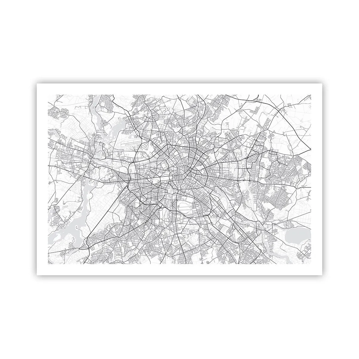 Poster - Flower of Berlin - 91x61 cm