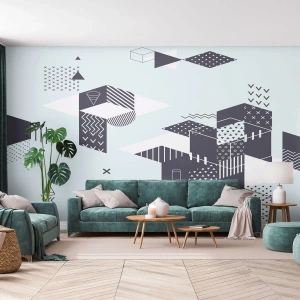Custom Wallpaper Premium Sand - In the Soul of a Mathematician - Abstraction, Piece, Modern Pattern
