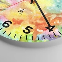 Clock face with numbers