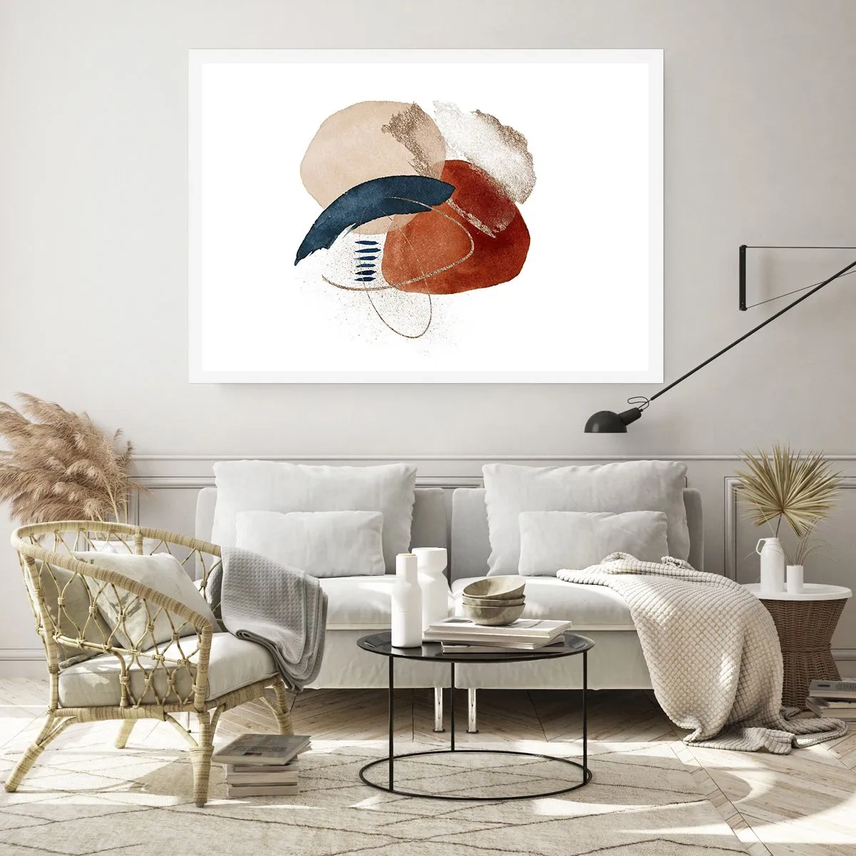 Poster - Oval Composition - 70x50 cm