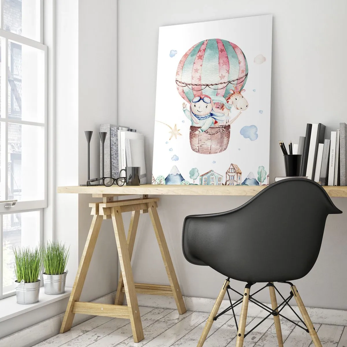 Glass picture - We Will Be Back Soon! - 50x70 cm