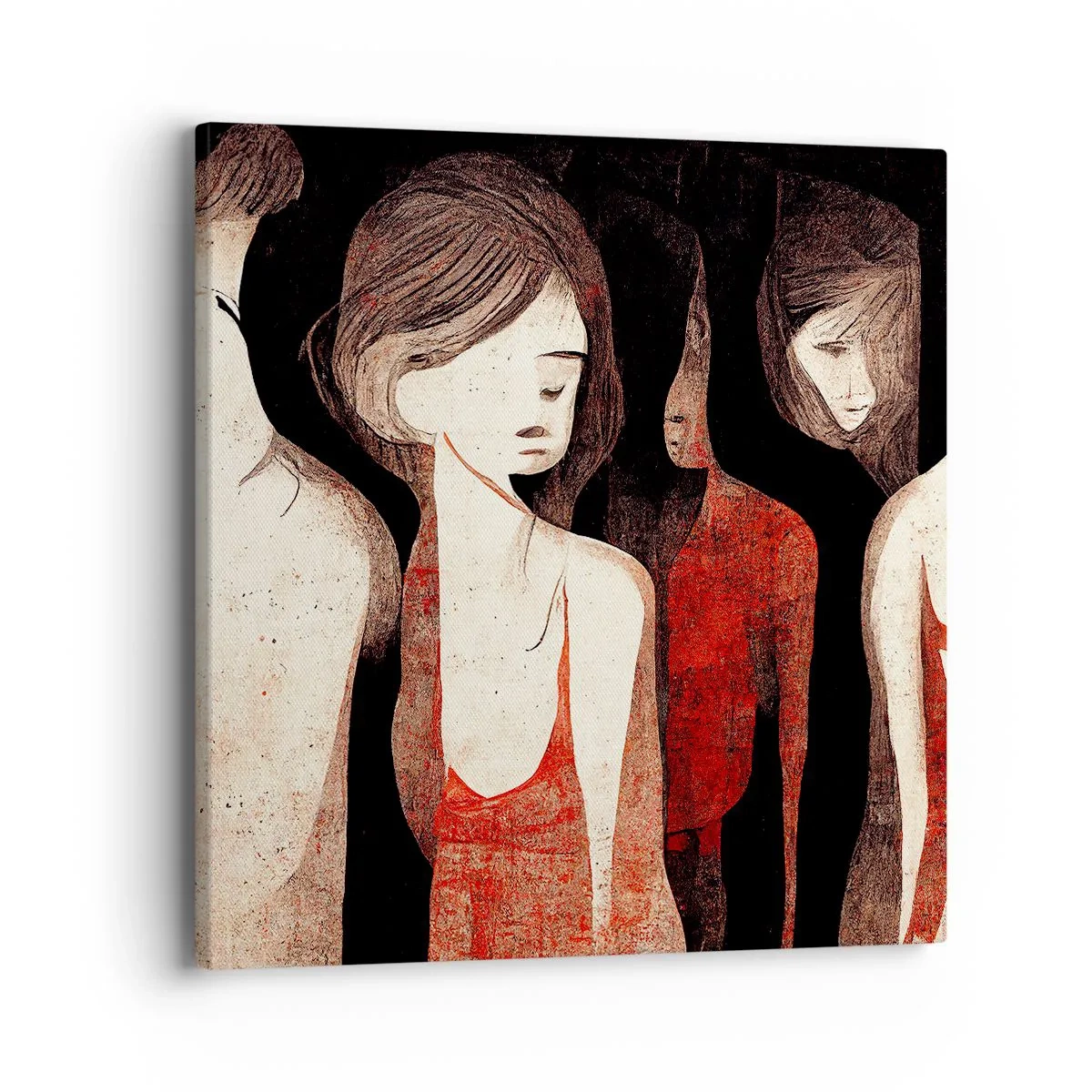 Canvas picture - Madonnas from Darkness - 40x40 cm