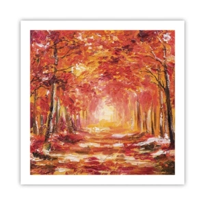 Poster - Copper Forest - 60x60 cm
