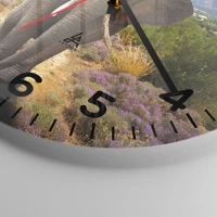 Clock face with numbers