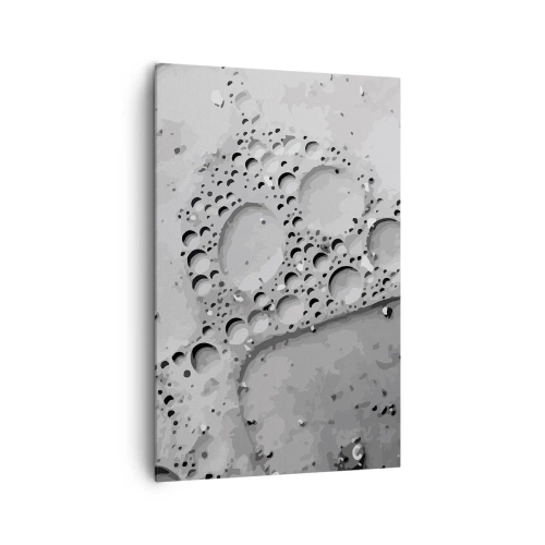 Canvas picture - Foamy Footprint - 80x120 cm