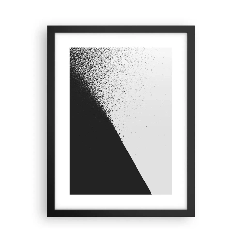Poster in black frame - Faster and More - 30x40 cm