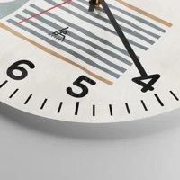 Clock face with numbers