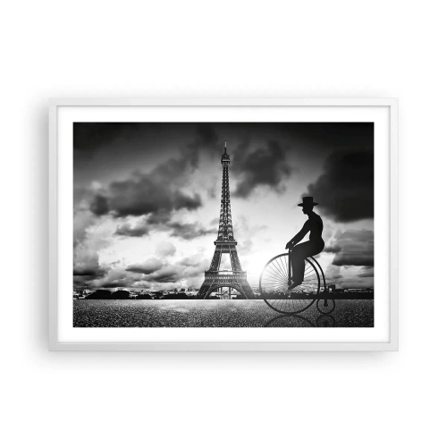 Poster in white frmae - Longing for Belle Epoque - 70x50 cm