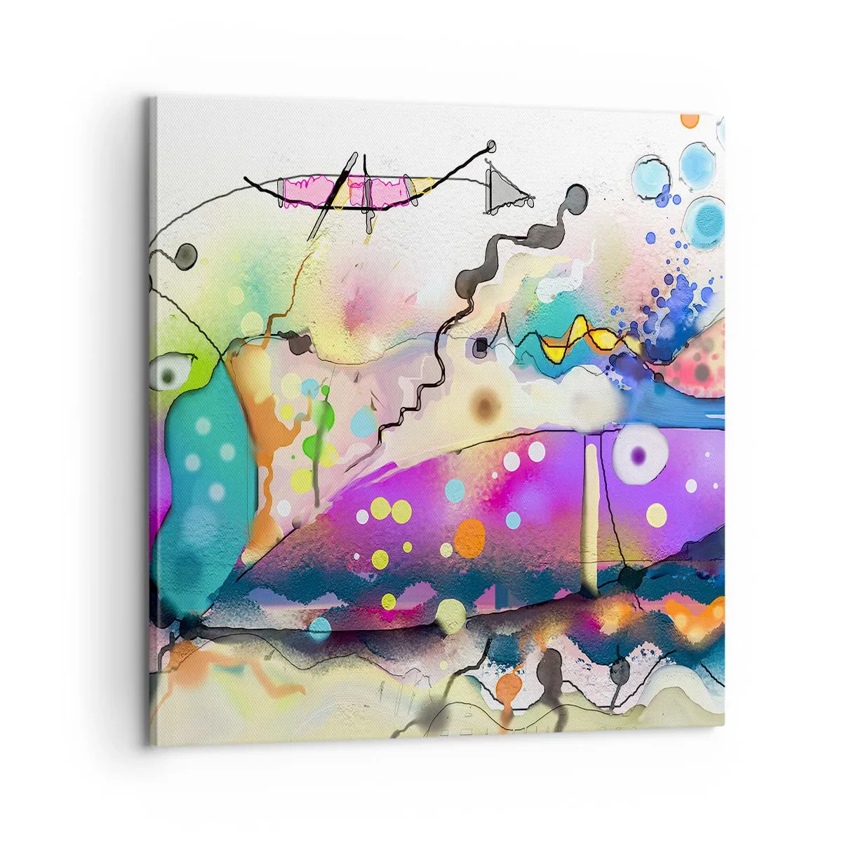 Canvas picture - No Words! - 60x60 cm
