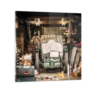 Glass picture - Back to the Past - 50x50 cm