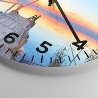 Clock face with numbers