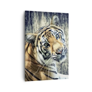 Canvas picture - Portrait in Rays of Light - 70x100 cm