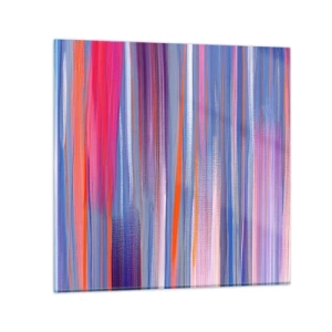 Glass picture - Like a Rainbow - 40x40 cm