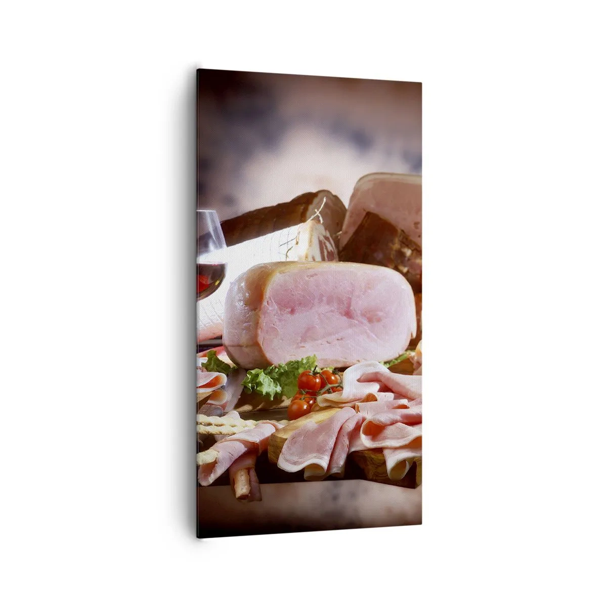 Canvas picture - Culinary Dream with a Decanter - 65x120 cm