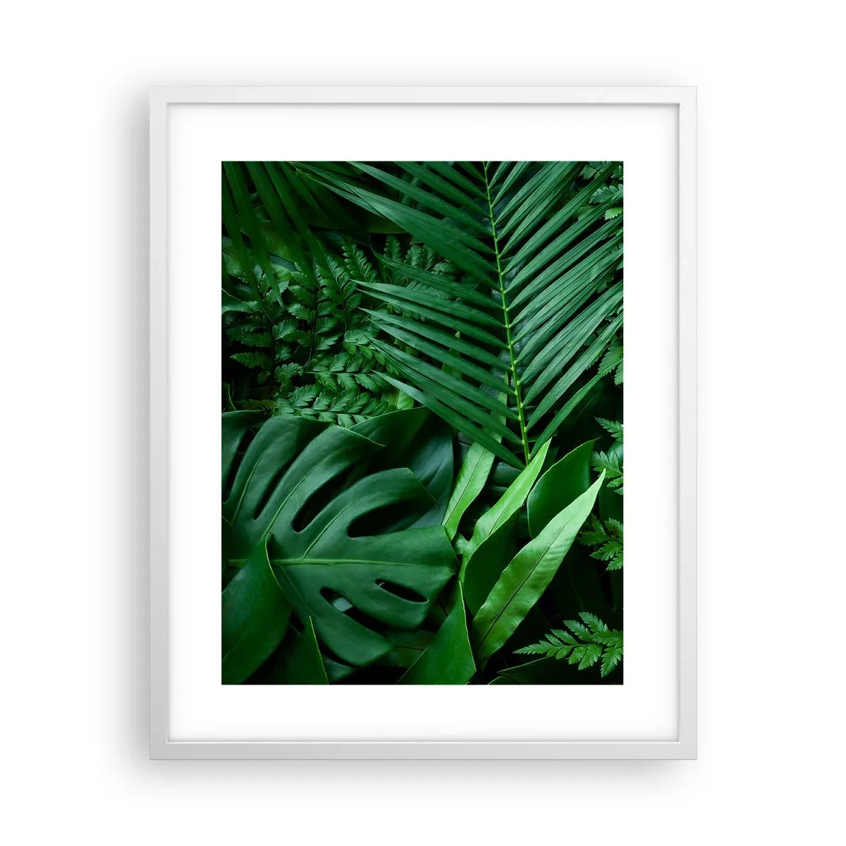 Poster in white frmae - In a Green Hug - 40x50 cm
