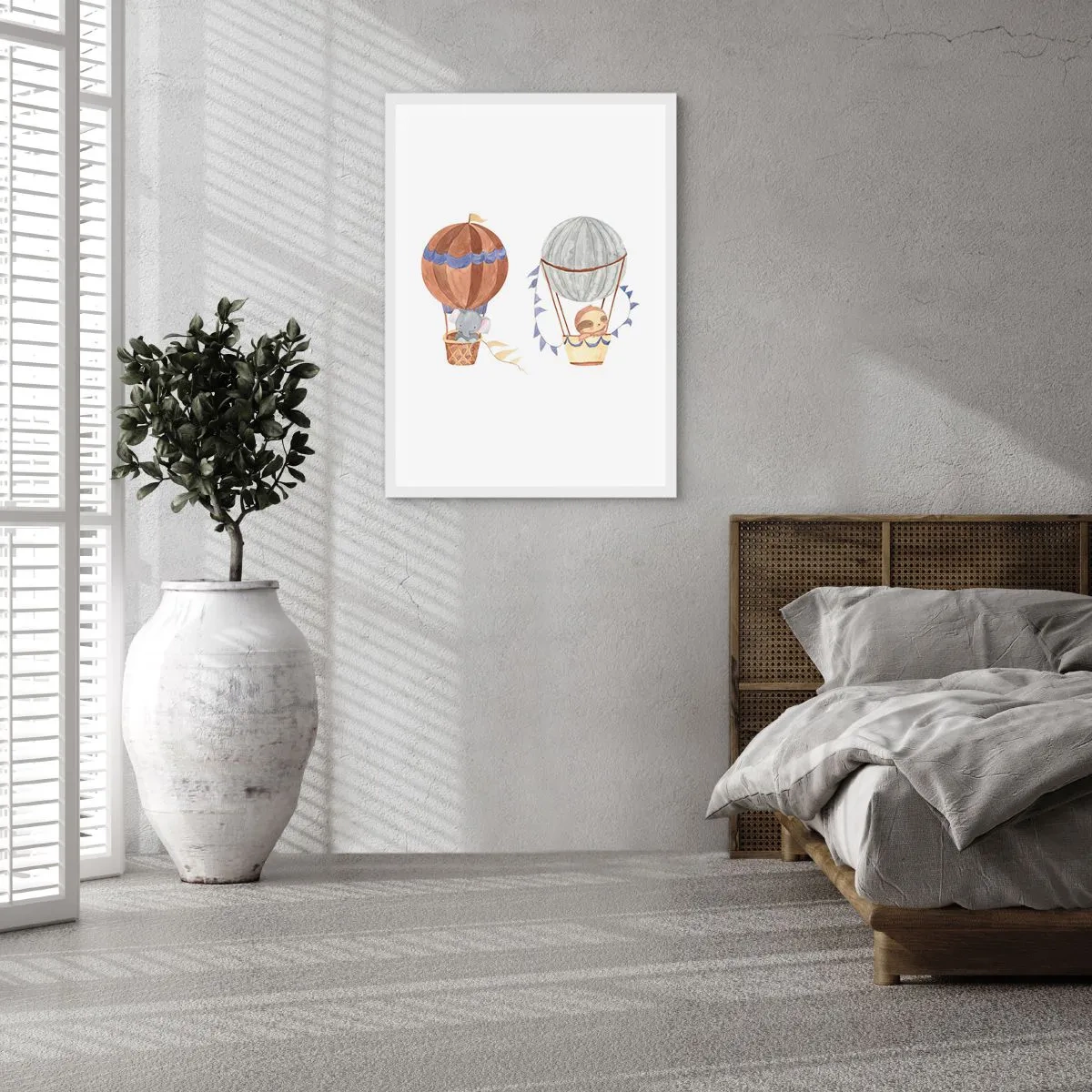 Poster in white frmae - Friends in Travel - 30x40 cm