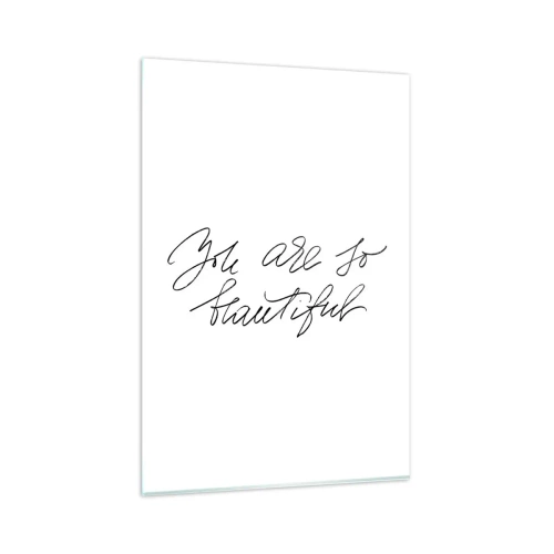 Glass picture - Really, Believe Me... - 80x120 cm