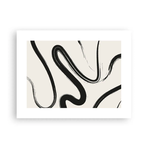 Poster - Black and White Fancy - 40x30 cm