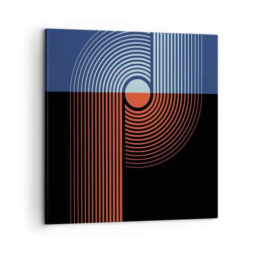 Canvas picture - In a Geometrical Embrace - 60x60 cm