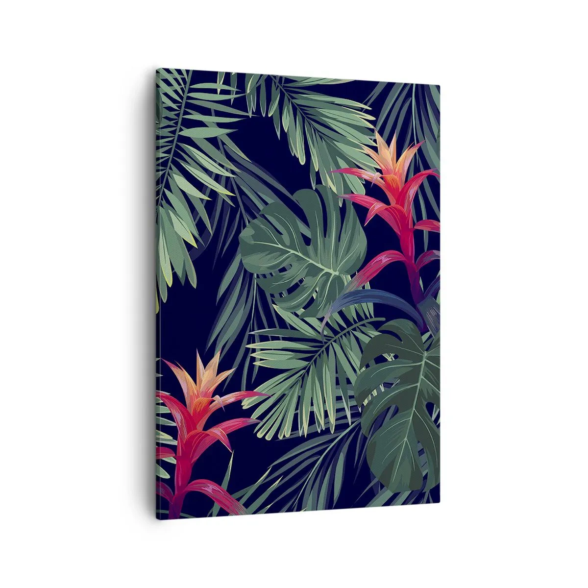 Canvas picture - Burn in Green - 50x70 cm