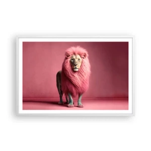 Poster in white frmae - And You're Not Scared Anymore - 91x61 cm