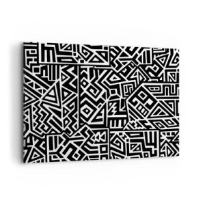 Canvas picture - Precolumbian Composition - 100x70 cm