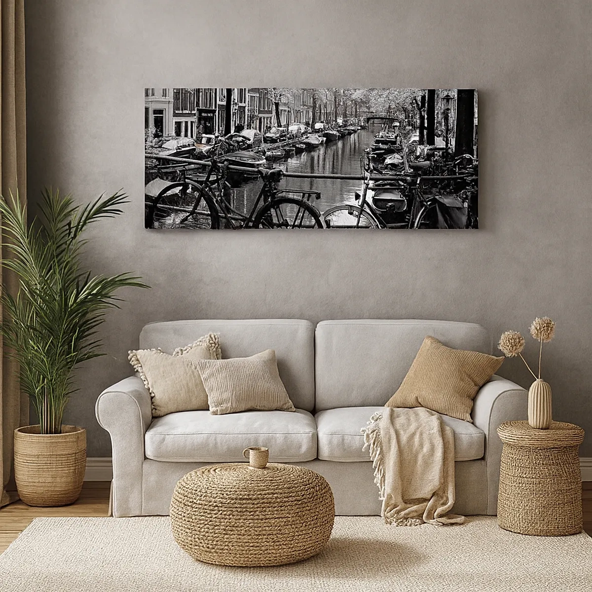 Canvas picture - A Very Dutch View - 30x30 cm