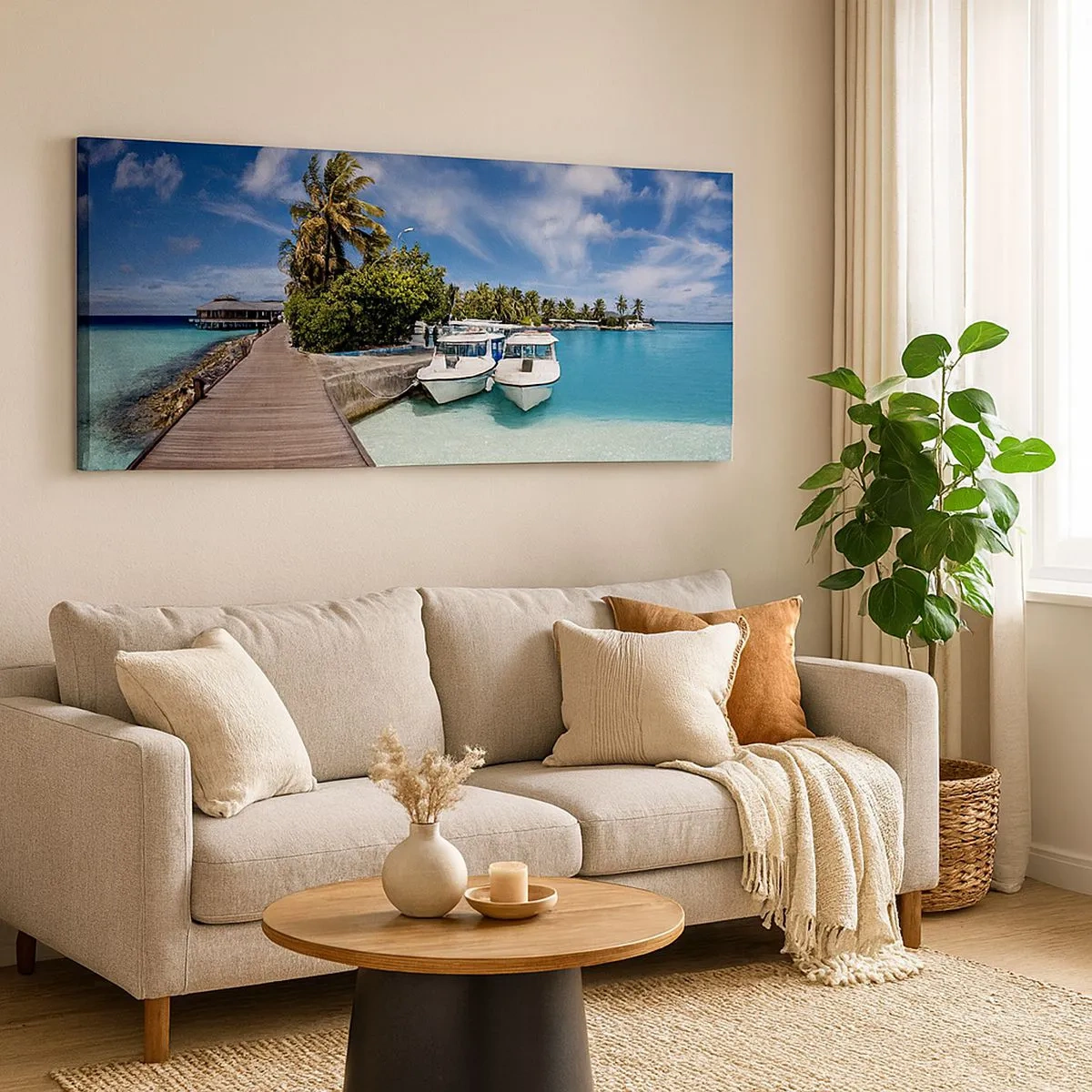 Canvas picture - So Paradise Exists - 100x40 cm
