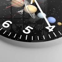 Clock face with numbers