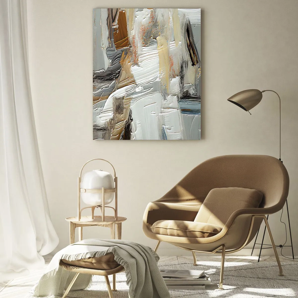 Glass picture - Layers of Colour - 70x100 cm